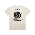 Eyes Seek Through The Sky Tee - Faded Ecru