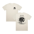 Eyes Seek Through The Sky Tee - Faded Ecru