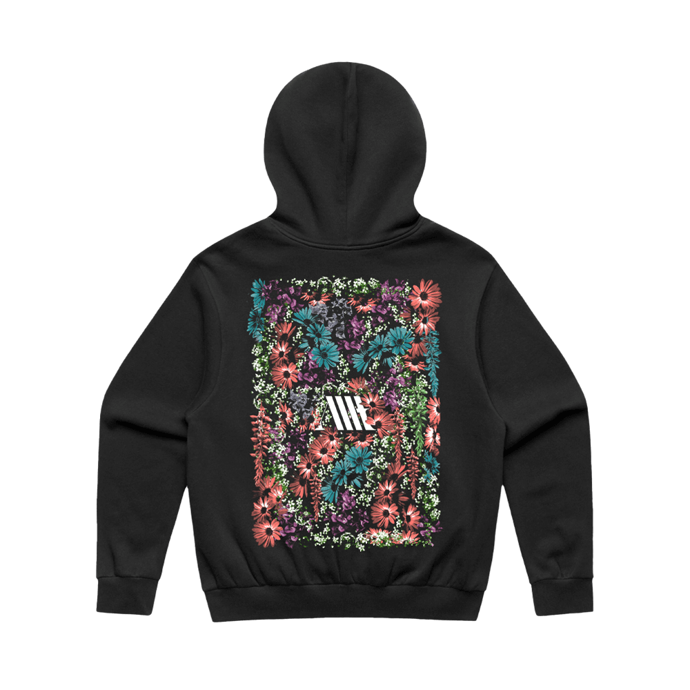 Flower Hoodie - Black