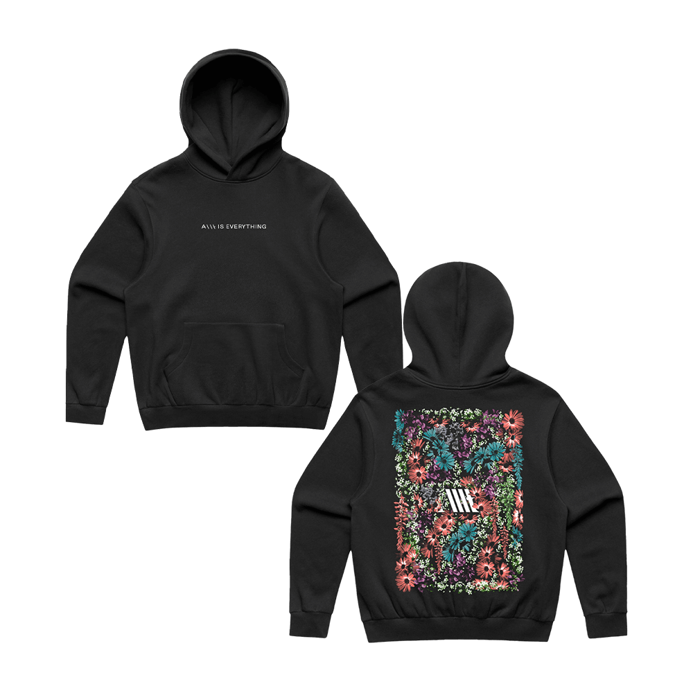 Flower Hoodie - Black
