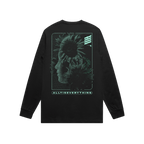 Flower Face Longsleeve - Black