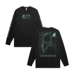 Flower Face Longsleeve - Black