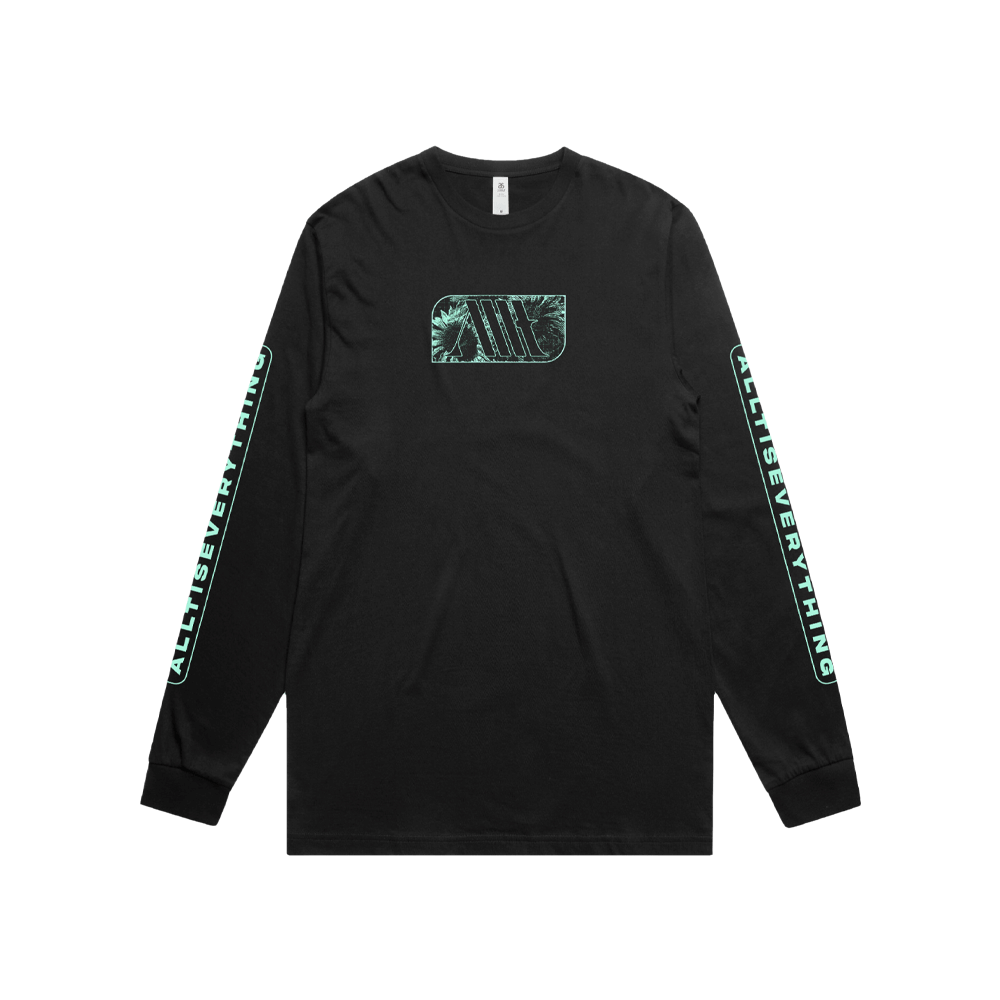 Flower Face Longsleeve - Black